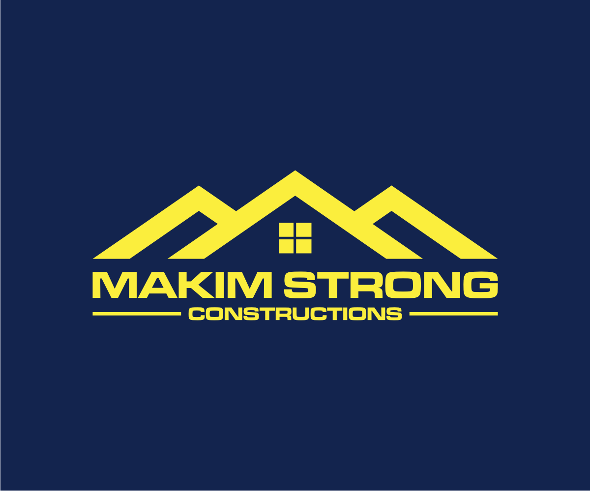Logo Design by StY_12 for Makim Strong Constructions  | Design #21614303