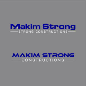 Logo Design by aspiremedia for Makim Strong Constructions  | Design: #21555409