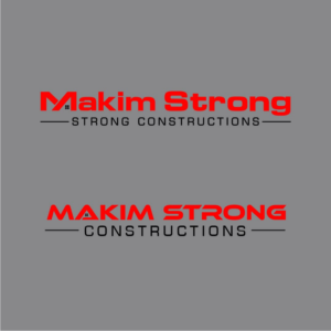 Logo Design by aspiremedia for Makim Strong Constructions  | Design: #21555411