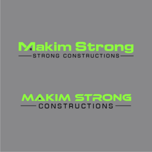 Logo Design by aspiremedia for Makim Strong Constructions  | Design: #21555415