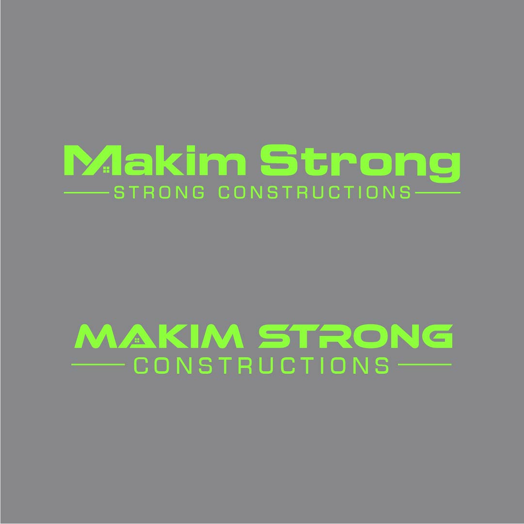 Logo Design by aspiremedia for Makim Strong Constructions  | Design #21555417