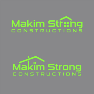 Logo Design by aspiremedia for Makim Strong Constructions  | Design: #21555418