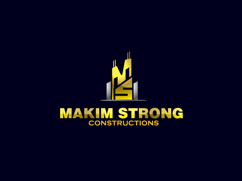 Logo Design by SK Creation for Makim Strong Constructions  | Design #21592573