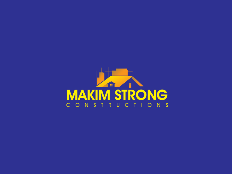 Logo Design by SK Creation for Makim Strong Constructions  | Design #21557305