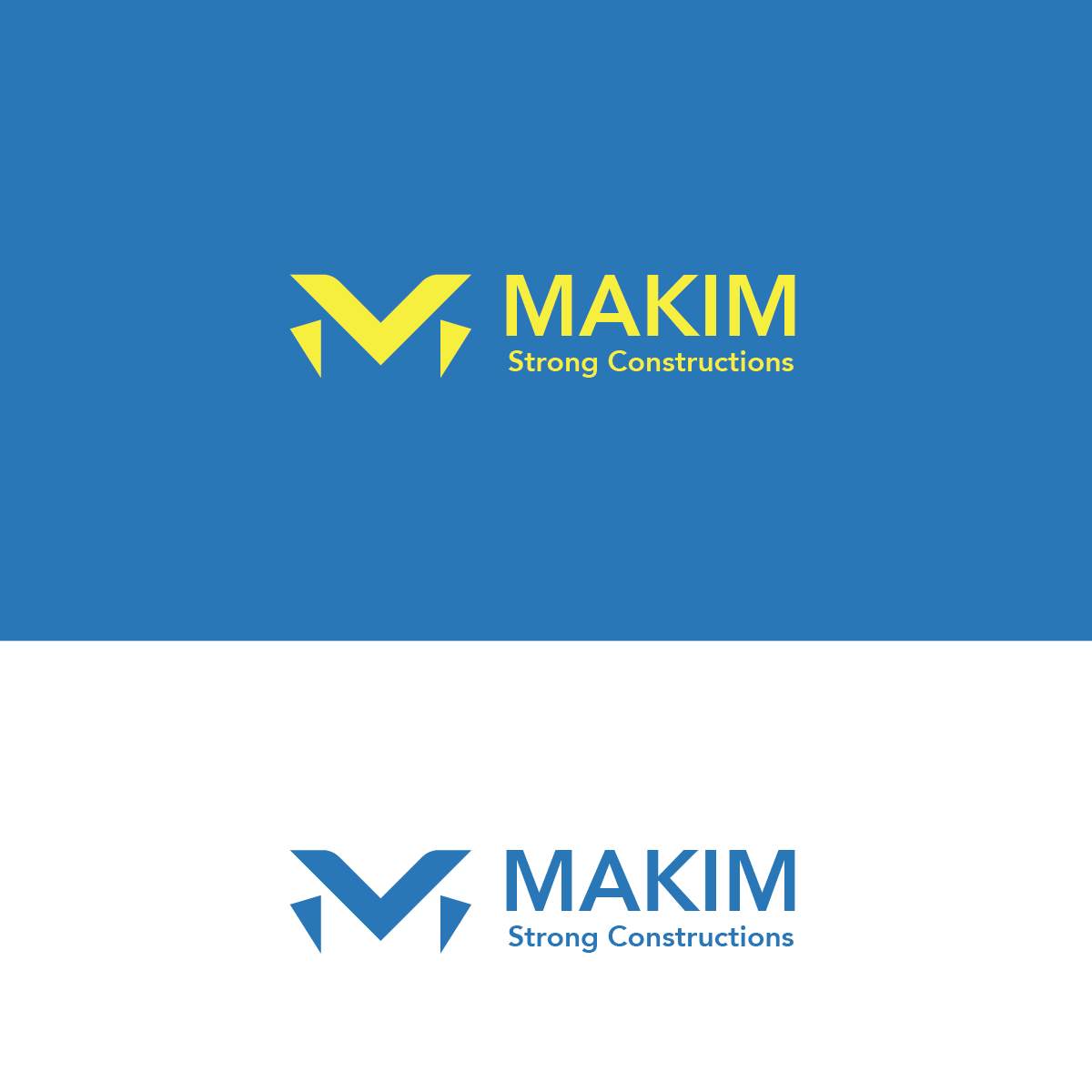 Logo Design by Pixxl Art for Makim Strong Constructions  | Design #21546237