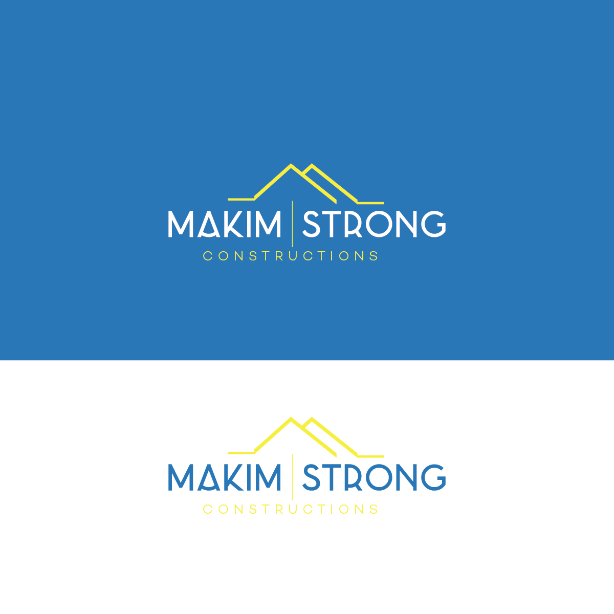 Logo Design by Pixxl Art for Makim Strong Constructions  | Design #21553964