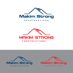 Logo Design by Pixxl Art for Makim Strong Constructions  | Design: #21562514