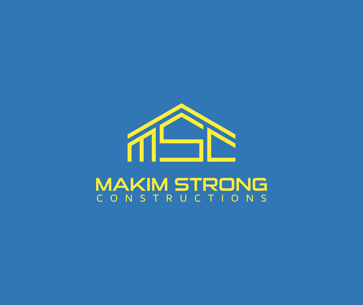 Logo Design by Riaper for Makim Strong Constructions  | Design #21560427