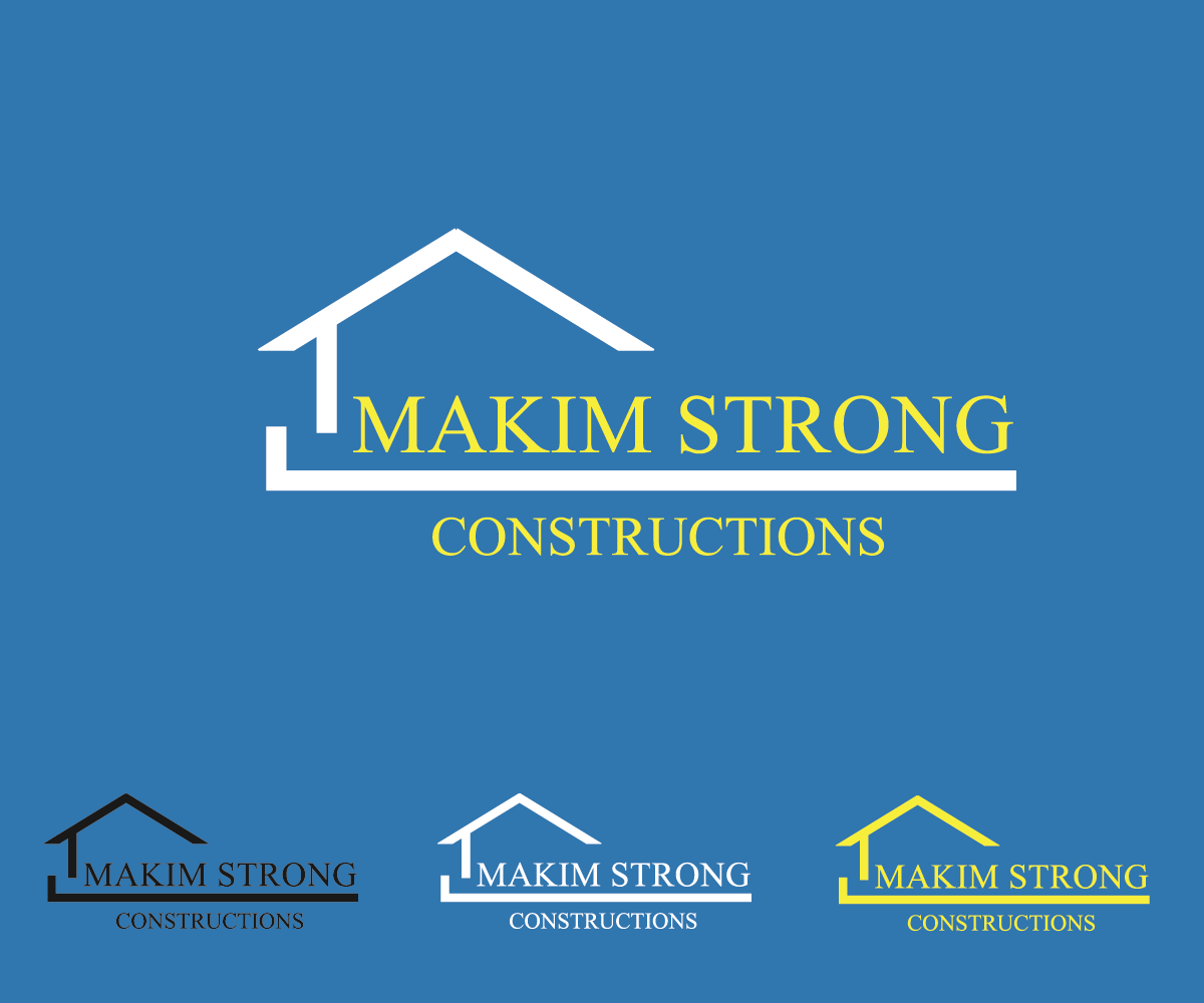 Logo Design by Tanja 7 for Makim Strong Constructions  | Design #21588344