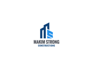Logo Design by happybrain design for Makim Strong Constructions  | Design: #21591669