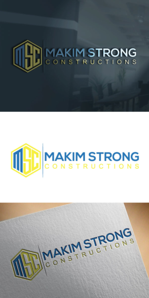 Design de Logo par manik 06 pour Makim Strong Constructions  | Design #21553842
