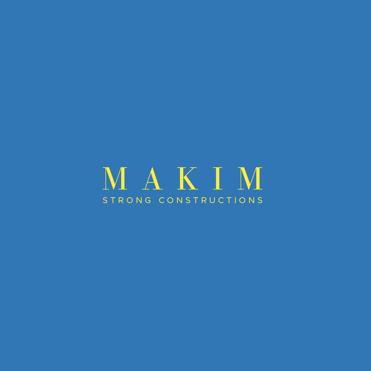 Logo Design by Soonia for Makim Strong Constructions  | Design #21592859
