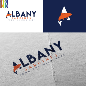 Albany Sardines - from the wild west | Logo Design by Iris 3