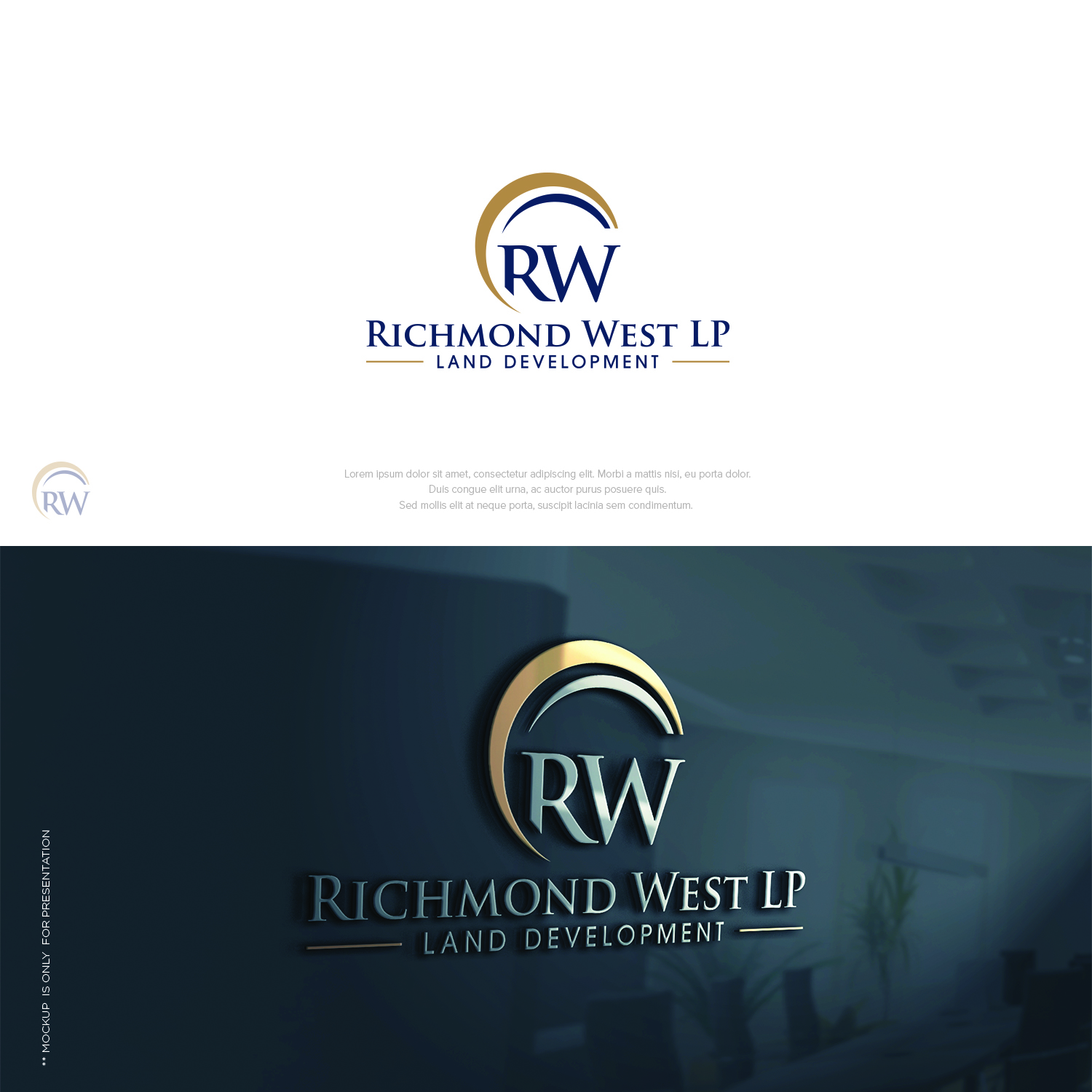 professional-upmarket-land-development-logo-design-for-richmond-west