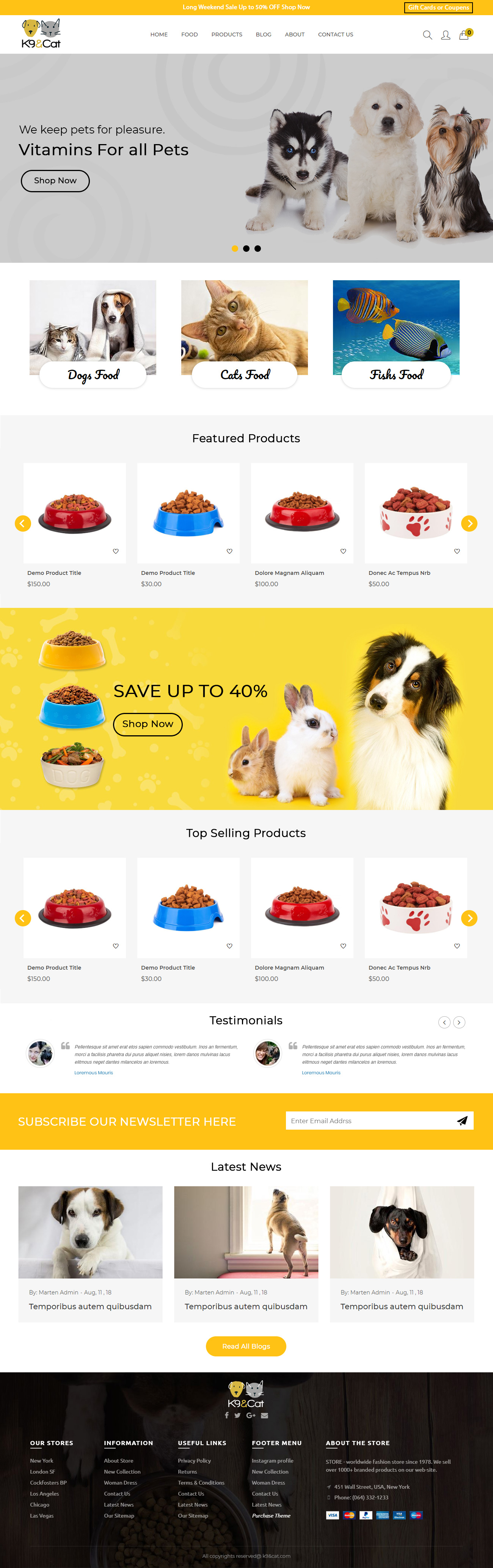 Shopify Design by Deepak Diwan for K9andCat Ltd | Design #21627079