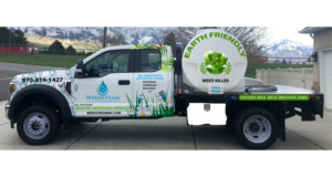 Organic Weed Control Service Truck wrap | Car Wrap Design by The Faisal