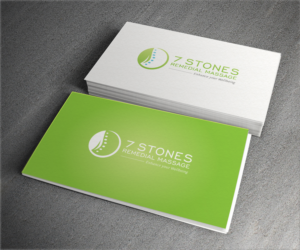 7 STONES  Remedial Massage   with slogan of Enhance your wellbeing | Logo-Design von aglaronde23