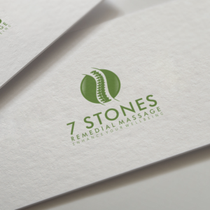 7 STONES  Remedial Massage   with slogan of Enhance your wellbeing | Design de Logo par SteffySummer