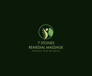 7 STONES  Remedial Massage   with slogan of Enhance your wellbeing | Design de Logo par Kiran