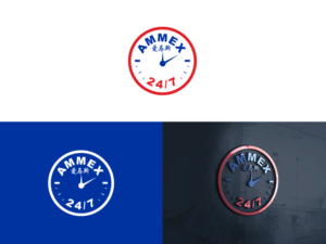 Ammex 24/7 | Logo Design by Slant Line Media