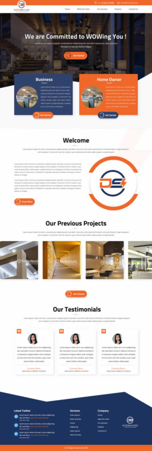 Web Design par SONA pour DS INTEGRATED TECHNOLOGIES  | Design : #21577225