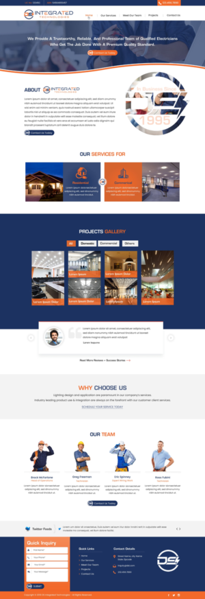 Web Design par harmi_199 pour DS INTEGRATED TECHNOLOGIES  | Design : #21579139