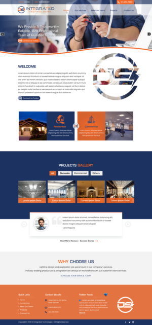 Web Design par harmi_199 pour DS INTEGRATED TECHNOLOGIES  | Design : #21627806
