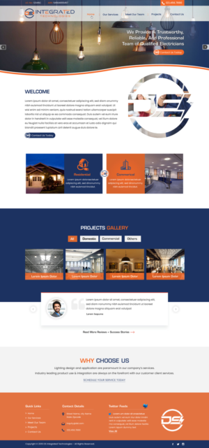 Web Design par harmi_199 pour DS INTEGRATED TECHNOLOGIES  | Design : #21627809
