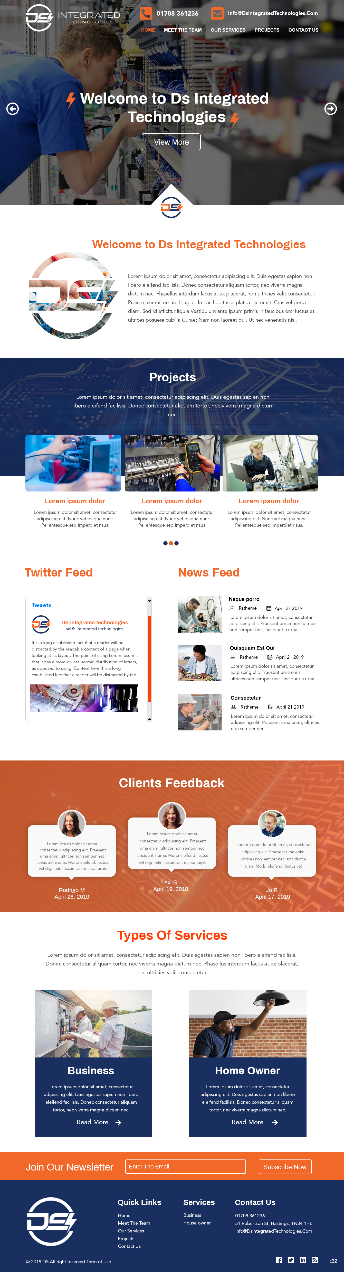 Web Design par pb pour DS INTEGRATED TECHNOLOGIES  | Design #21571309