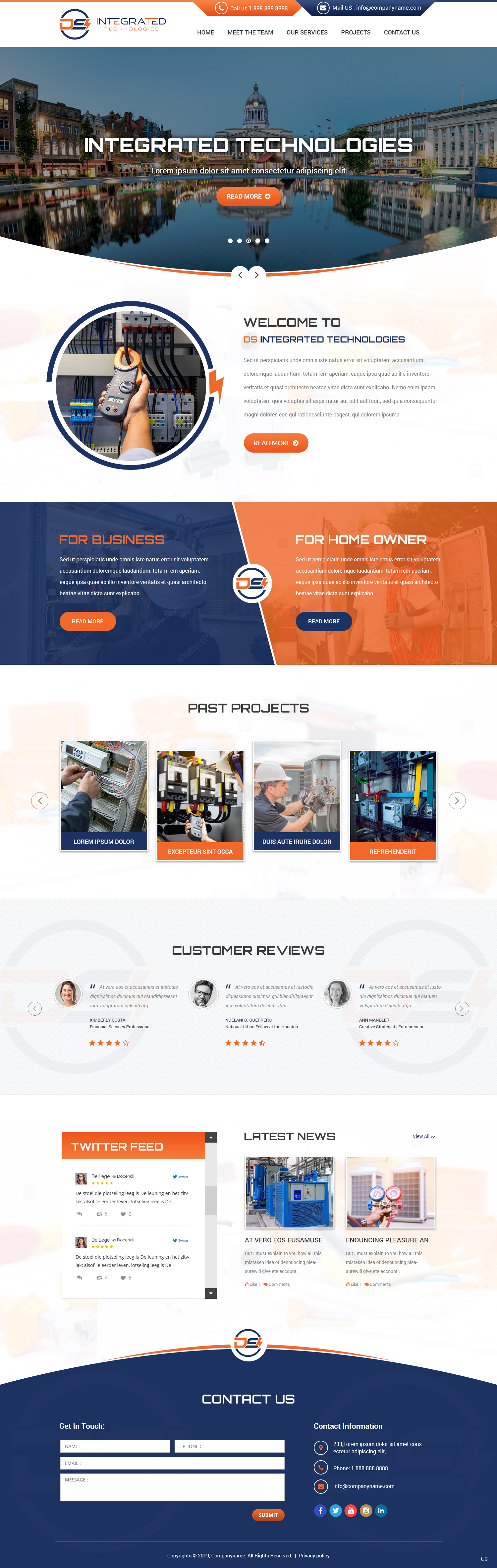 Web Design by pb for DS INTEGRATED TECHNOLOGIES  | Design #21571311