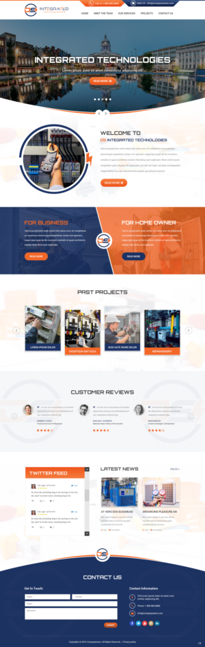 Web Design par pb pour DS INTEGRATED TECHNOLOGIES  | Design : #21571311