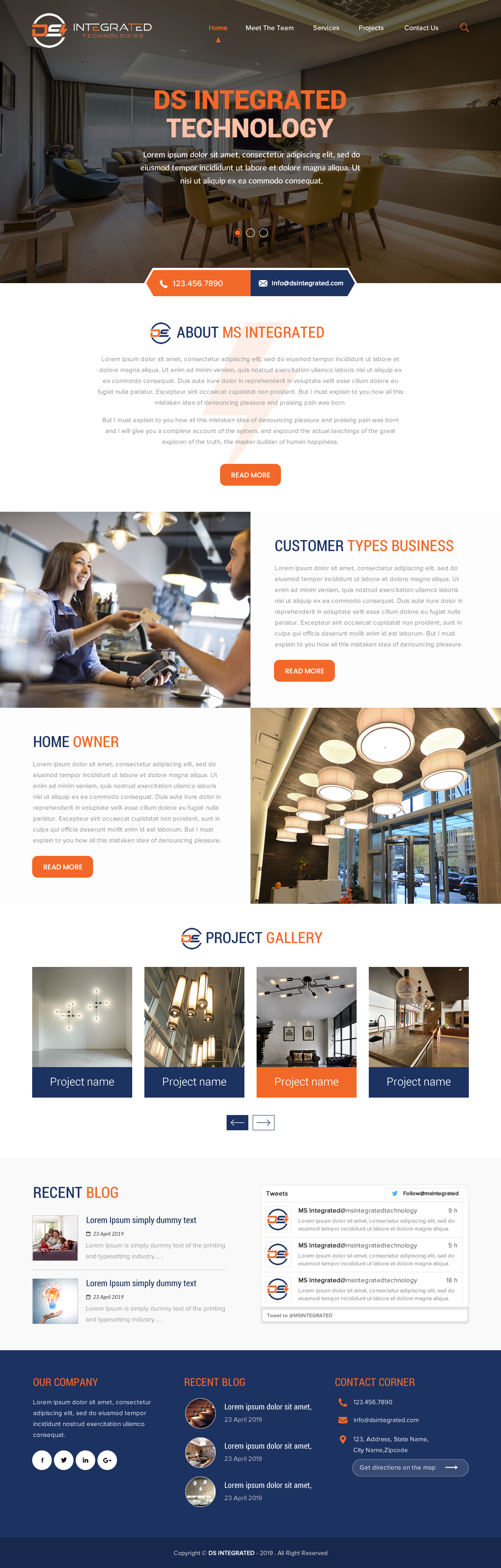 Web Design par rightway pour DS INTEGRATED TECHNOLOGIES  | Design #21554664