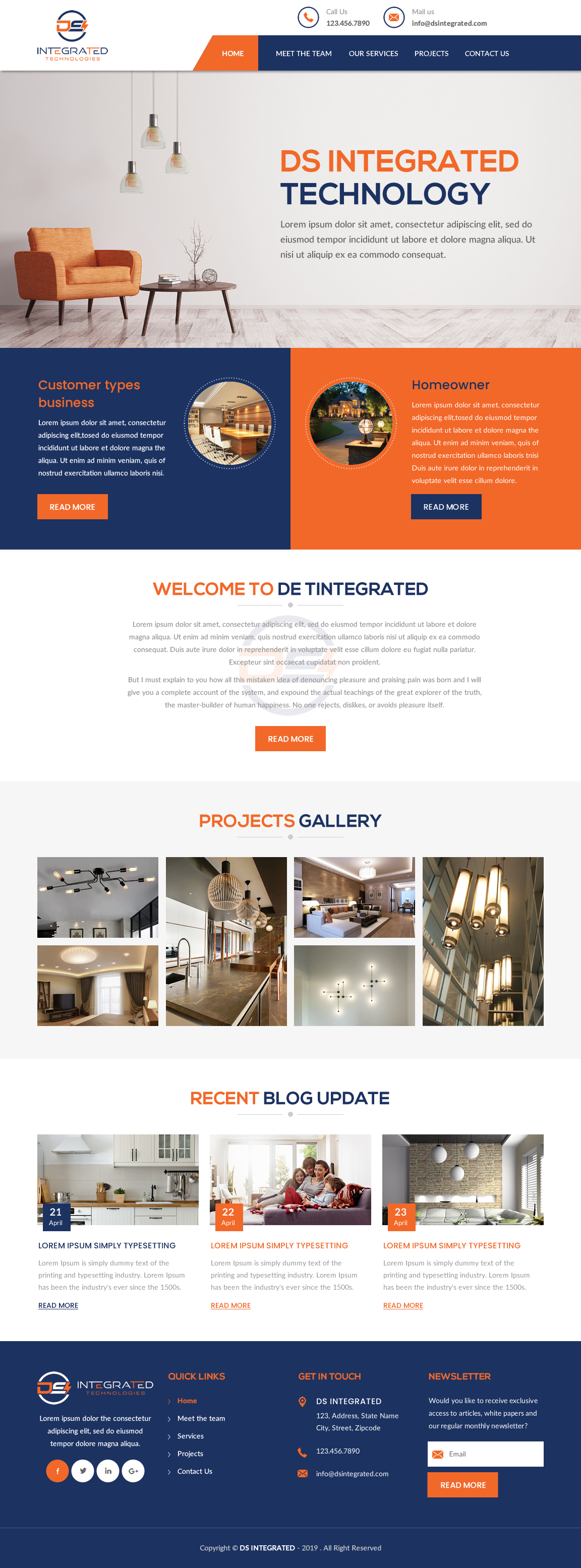 Web Design par rightway pour DS INTEGRATED TECHNOLOGIES  | Design #21554668