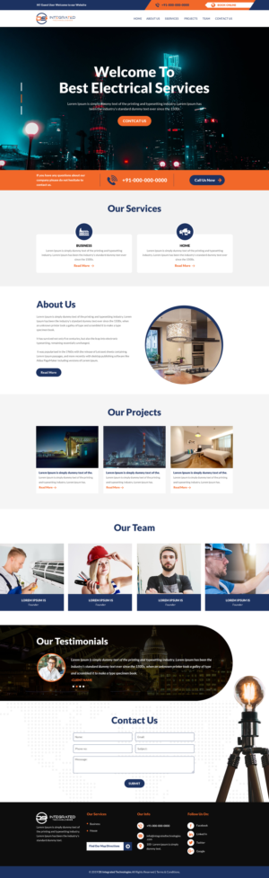 Web Design par rightway pour DS INTEGRATED TECHNOLOGIES  | Design : #21554674