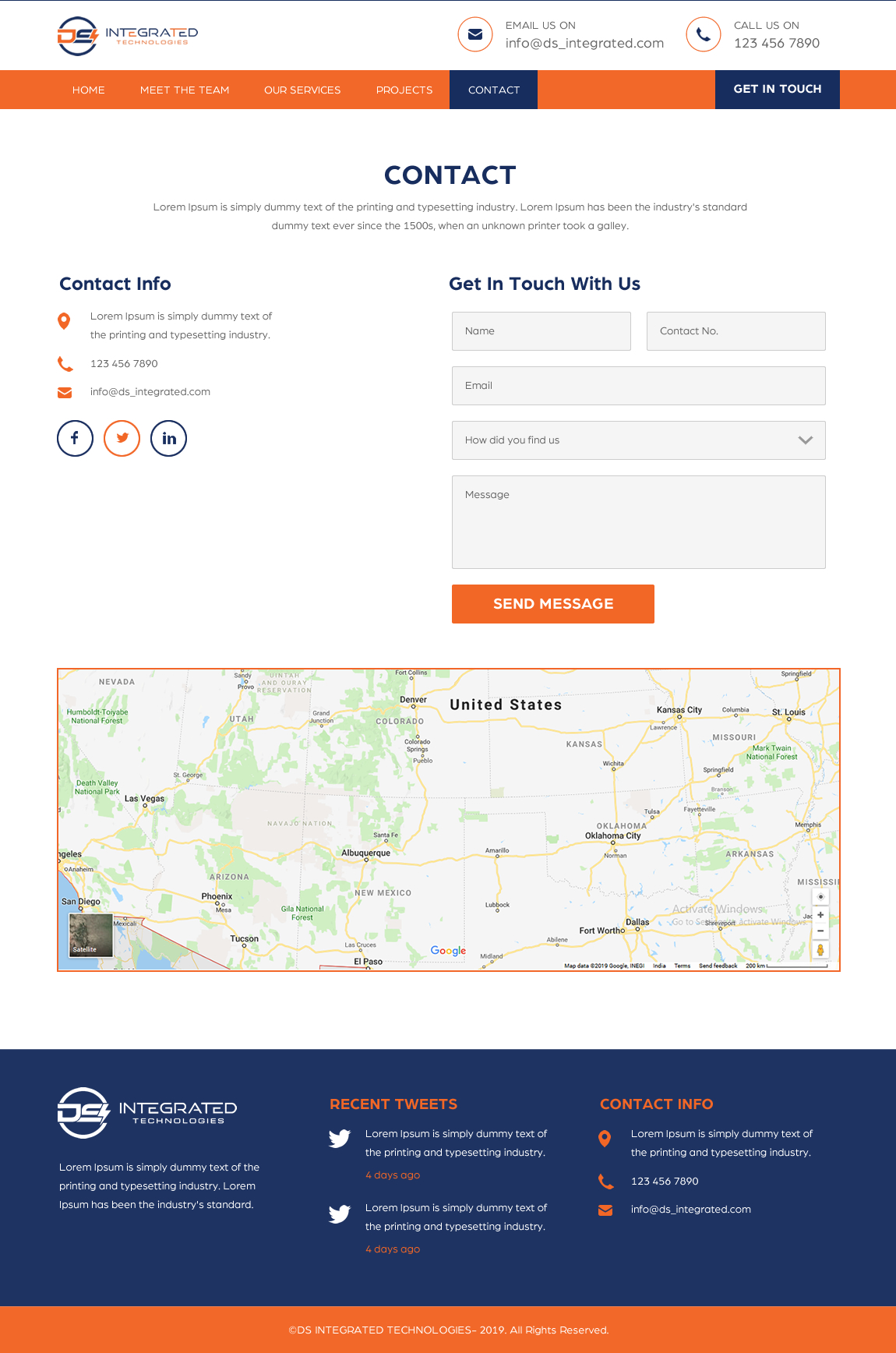Web Design by rightway for DS INTEGRATED TECHNOLOGIES  | Design #21696378