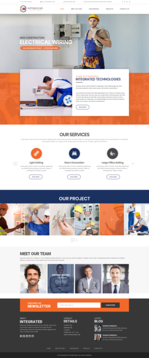 Web Design par Dream Logo Design pour DS INTEGRATED TECHNOLOGIES  | Design : #21554923