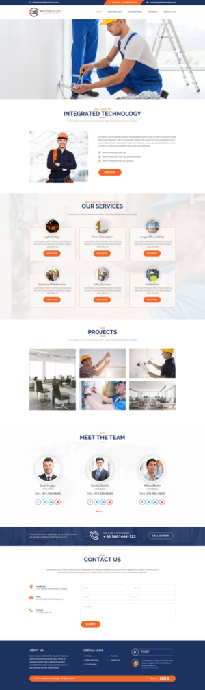 Diseño Web por Dream Logo Design para DS INTEGRATED TECHNOLOGIES  | Diseño #21562661