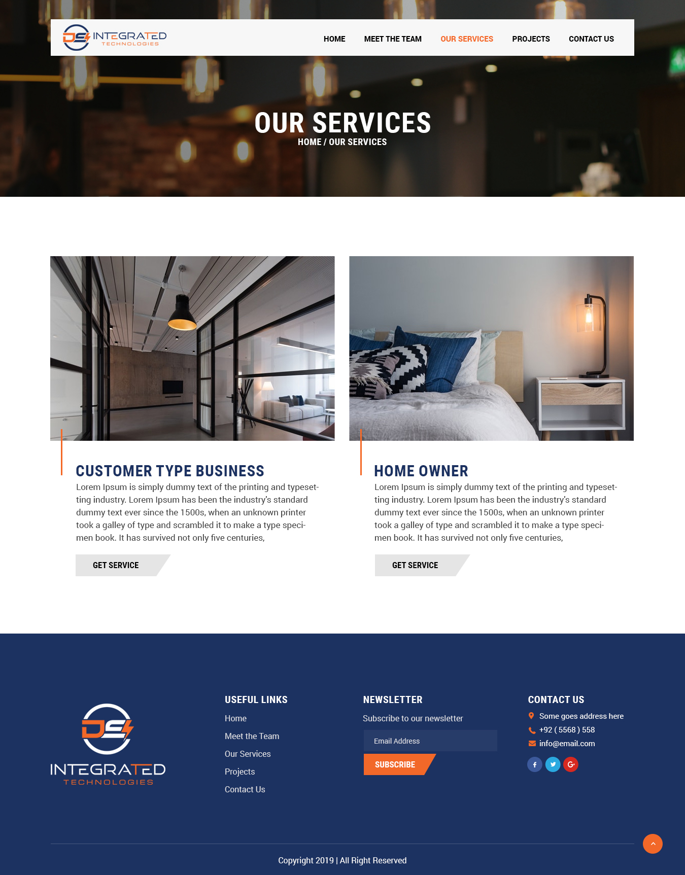Web Design par syrwebdevelopment pour DS INTEGRATED TECHNOLOGIES  | Design #21576048