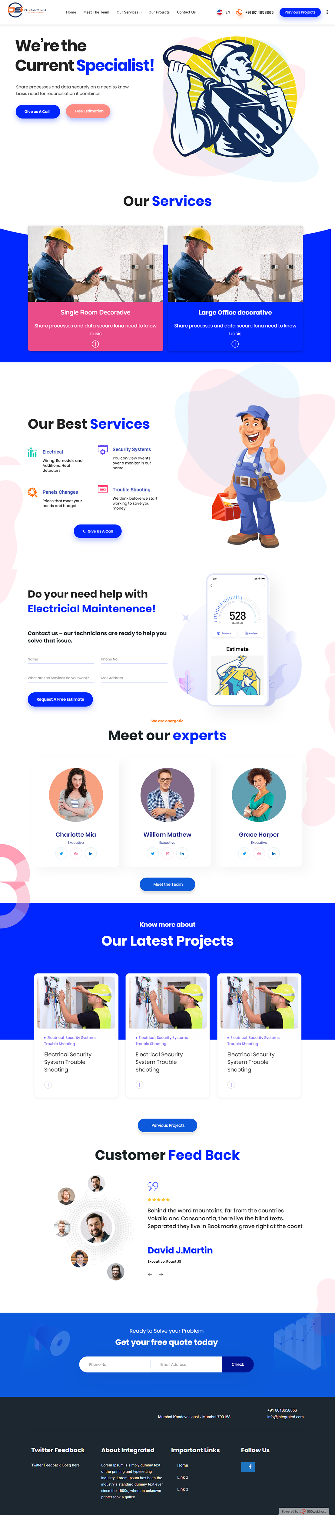 Web Design by Ashoke Roy for DS INTEGRATED TECHNOLOGIES  | Design #21612594