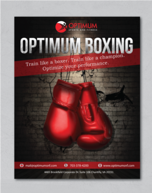 Optimum Boxing | Flyer Design by alex989