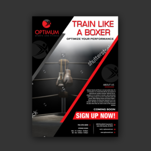 Optimum Boxing | Flyer-Design von Schöpfer