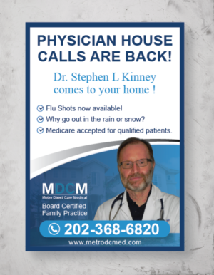 Newspaper Ad Design by alex989 for Metro Direct Care Medical | Design: #21550818