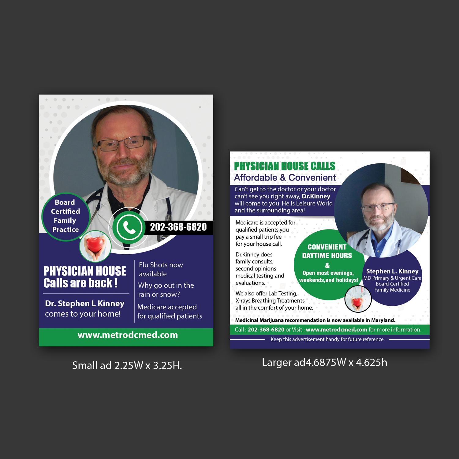 Newspaper Ad Design by Schöpfer for Metro Direct Care Medical | Design #21555559