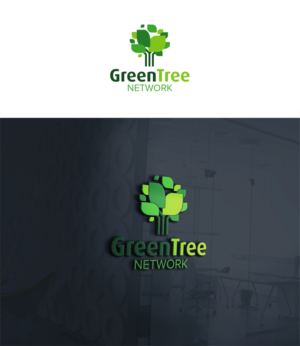 Green Tree Network | Logo Design by lionx