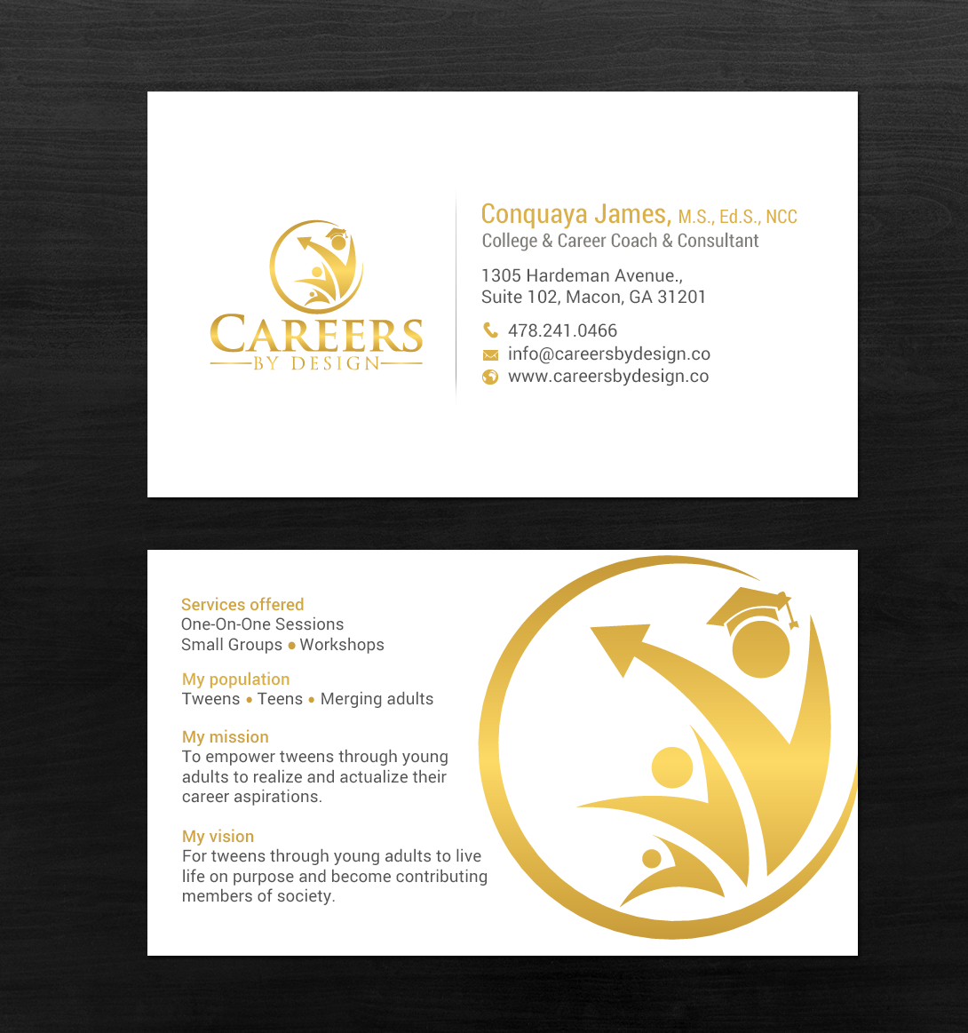 Business Card Design by chandrayaan.creative for this project | Design #21549048