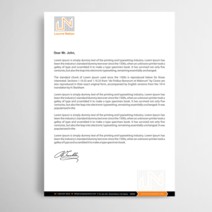 Letterhead Design by Infinitive Technology for this project | Design: #21550761