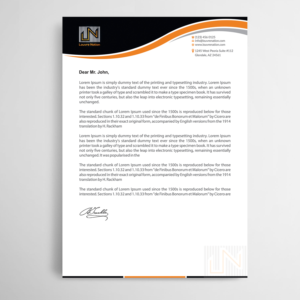 Briefkopf-Design von Infinitive Technology für dieses Projekt | Design: #21550762