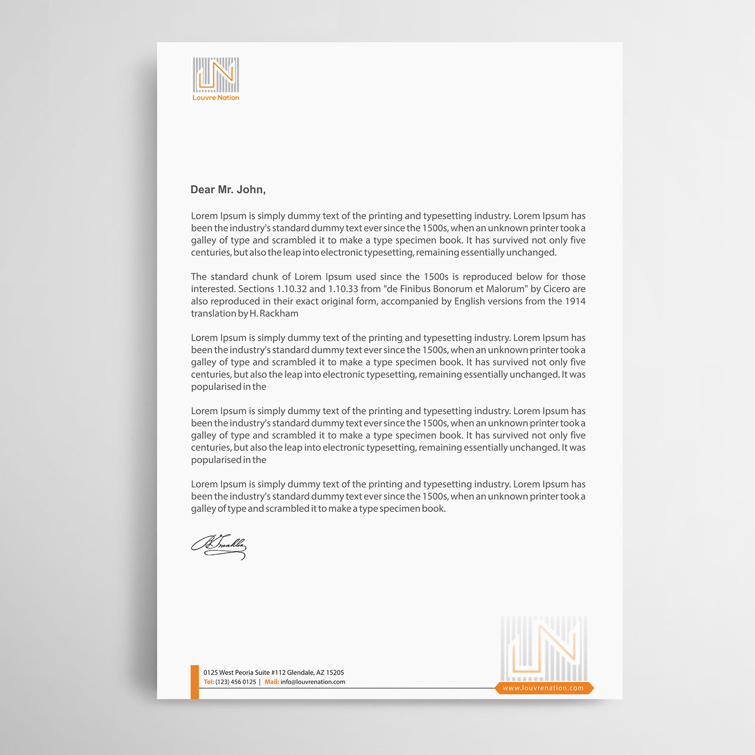 Letterhead Design by Infinitive Technology for this project | Design #21550763