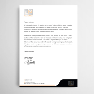 Briefkopf-Design von Infinitive Technology für dieses Projekt | Design: #21550765