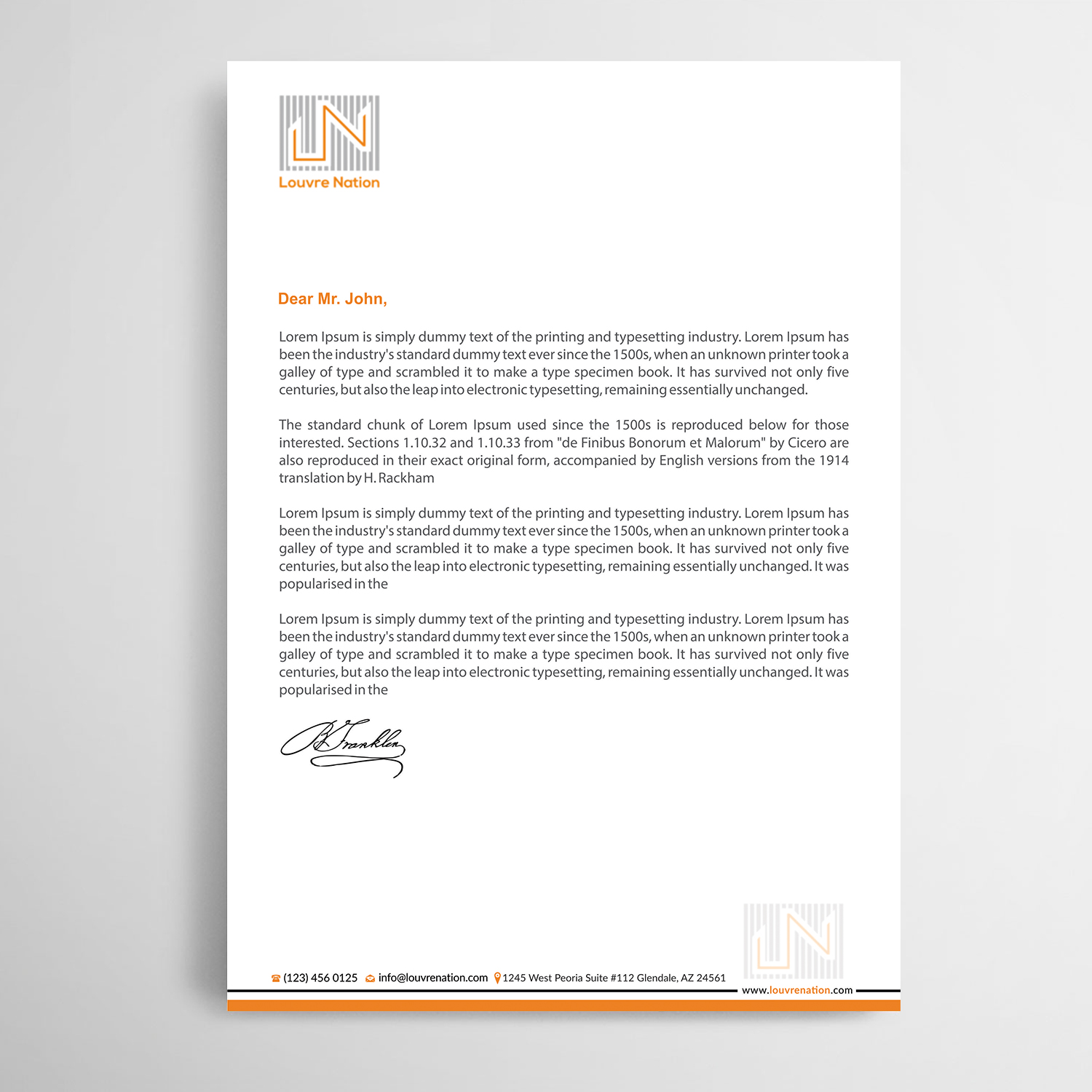 Letterhead Design by Infinitive Technology for this project | Design #21550775